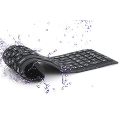 Bluetooth folding silicone keyboard Foldable silicone Bluetooth keyboard waterproof wireless Bluetooth silicone keyboard