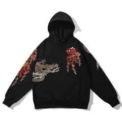 Heavy Industry Embroidered Hoodie Men's Dragon