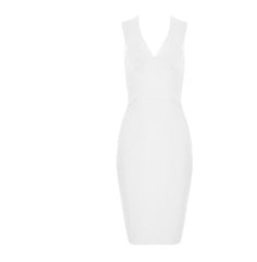 Womens V Neck Bandage Dress