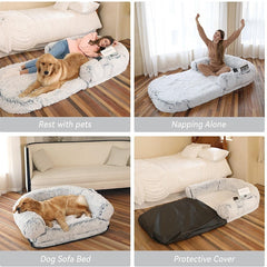 Human Pet Sofa Removable And Washable Detachable Doghouse Cathouse Dog Bed