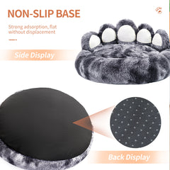 Cute Dog Bear Paw Shape Dog Bed, Dog Beds & Furniture For Small And Medium Dogs, Cozy Plush Cute Cat Beds For Indoor Cats